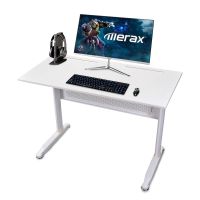 Free shipping Office desk/Adjustable Height Standing Desk with Crank Handle(White)