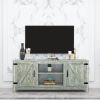 TV Stand Mid-Century Wood Modern Entertainment Center Adjustable Storage Cabinet TV Console for Living Room