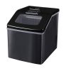 Countertop Ice Maker Machine, Portable Ice Makers Countertop, Make 180g ice in 15mins ,Make 24 pieces of ice at a time, black