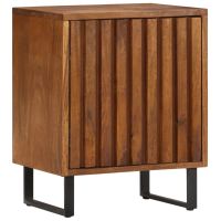 Bedside Cabinet 15.7"x11.8"x19.6" Solid Mango Wood