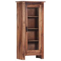 Highboard 19.6"x11.8"x43.3" Solid Sheesham Wood