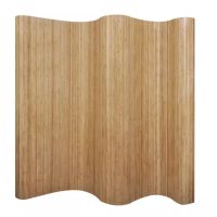 Room Divider Bamboo Natural 98.4"x65"