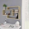 Wall Shelves Sonoma Oak 40.9"x7.9"x23.6" Chipboard