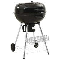 Kettle Charcoal BBQ Grill 28.7"x22.8"x37.8" Steel