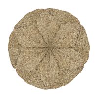 Round Natural Fiber Seagrass Woven Area Rug