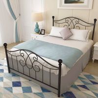 Full Size Metal bed frame ;  Solid Sturdy Steel Slat Support;  No Box Spring Needed and Easy Assembly; Black