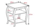 Becci End Table in Black