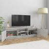 TV Cabinet Concrete Gray 47.2"x11.8"x13.9" Chipboard