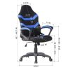 Gaming Office Chair with Fabric Adjustable Swivel,BLUE