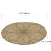 Round Natural Fiber Seagrass Woven Area Rug