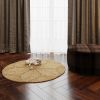 Round Natural Fiber Seagrass Woven Area Rug