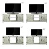 TV Stand Mid-Century Wood Modern Entertainment Center Adjustable Storage Cabinet TV Console for Living Room