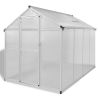 Reinforced Aluminium Greenhouse with Base Frame 49.5ftÂ²