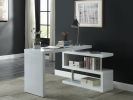 Buck II Writing Desk, White Finish RT