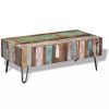 Coffee Table Solid Reclaimed Wood 39.4"x19.7"x15"