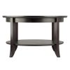 Genoa Coffee Table, Glass inset and shelf