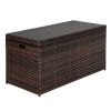 Simple And Practical Outdoor Deck Box Storage Box Brown Gradient