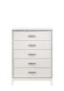 Haiden Chest; White Finish