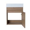 Bathroom Vanity with Sink 18 Inch, with Soft Close Door, 18x10