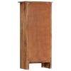 Highboard 19.6"x11.8"x43.3" Solid Sheesham Wood