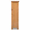 3-Tier Bookcase 27.6"x8.9"x32.3" Solid Oak Wood