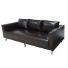 Modern Simple Design Classic Leather Sofa Set 3 Seat Office Waiting Room Office Sofa