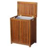 Oceanstar Solid Wood Spa Hamper