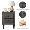 Concise Style Retro Elegant Multipurpose Bedside Nightstand