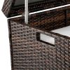 Simple And Practical Outdoor Deck Box Storage Box Brown Gradient