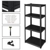 Adjustable Heavy Duty Steel Frame 4-Tier Organizer RT