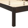 Platform Bed Frame with Headboard ; Wood Slat Support ; No Box Spring Needed ; Full; Espresso