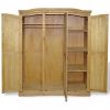 Wardrobe Mexican Pine Corona Range 3 Doors