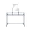 Vanity Set in Chrome Finish(Table+Chair)