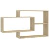 Wall Shelves Sonoma Oak 40.9"x7.9"x23.6" Chipboard