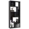 Book Cabinet Gray 26.4"x9.4"x63.4" Chipboard