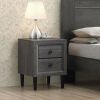 Concise Style Retro Elegant Multipurpose Bedside Nightstand