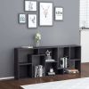 Book Cabinet Gray 26.4"x9.4"x63.4" Chipboard