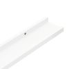 Picture Frame Ledge Shelves 2 pcs White 31.5"x3.5"x1.2" MDF