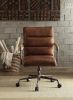 Harith Office Chair in Retro Brown Top Grain Leather YJ