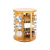 Round Revolving Seasoning Rack with 12 Jars, Countertop Spice Rack Kitchen Organizer