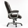 DR Executive Office Chair - Adjustable Height Built-in Lumbar Support Tilt Angle Computer Desk Chair, Swivel Task Thick Padded for Comfort