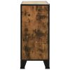 Storage Cabinet Rustic Brown 28.3"x14.2"x32.3" Metal and MDF