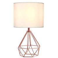 Diamond table lamp (Color: Rose Gold)