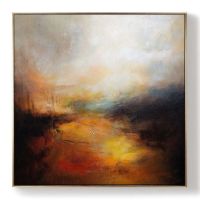 Top Artist Pure Hand-painted High Quality Abstract Oil Painting for Wall Art Decoration Beautiful Colors Abstract Oil Painting (size: 60x60cm)