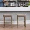 Backless Bar Stools, 2-Pcs Set