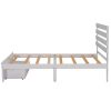 Twin Size Platform Bed with Drawer