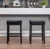 Backless Bar Stools, 2-Pcs Set