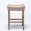 Backless Bar Stools, 2-Pcs Set