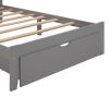 Twin Size Platform Bed with Drawer